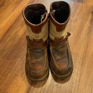 Georgia Boot Brown and Tan Leather Boots 8M